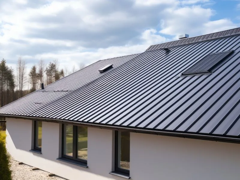 Corrugated metal roofing 2