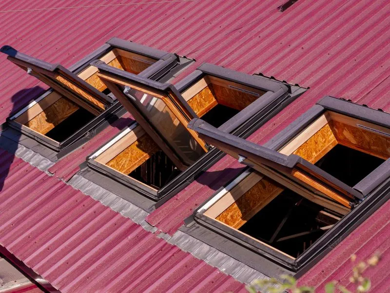 Skylight roof installation 2