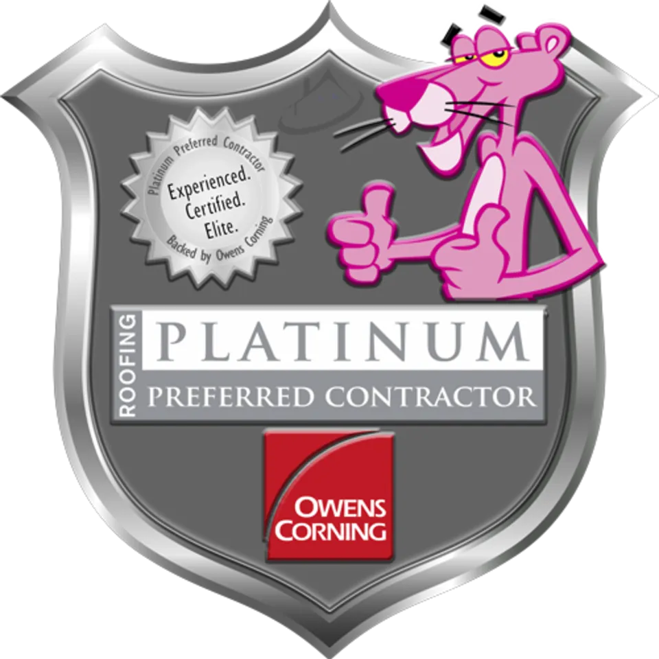 Owens Corning Platinum Preferred Contractor